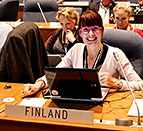 Marina von Weissenberg ympristministerist edustaa Suomea